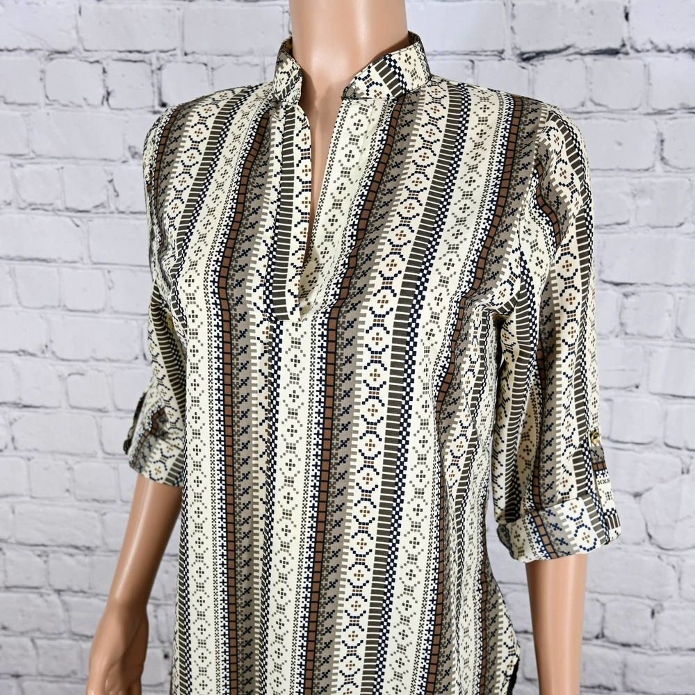 Auditions patterned tunic top - Picture 3 of 8